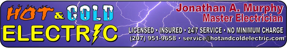 Hot & Cold Electric - Jonathan A. Murphy, Master Electrician - Licensed  Insured  24/7 Service  No Minimum Charge